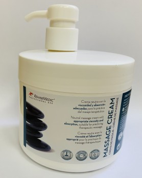 профессиональный массажный и токопроводящий крем MASSAGE CREAMS PROFESIONAL 500 ml. Подходит для использования в Tecar-терапии.