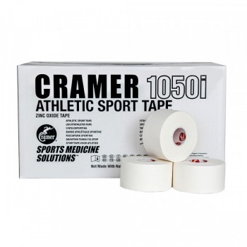 Спортивный тейп 100% хлопок, ZnO (3,8 см х 13,7 м), белый ATHLETIC TAPE CRAMER 1050i 