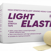 Легкоразрываемый (гофра) спортивный тейп  ANDOVER Light elastic Tear Stretch Tape 5 см х 6,9 м.